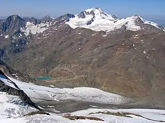Das Hochjoch von der Fineilspitze aus gesehen (2009)