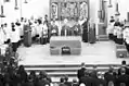 Weihe der wiederaufgebauten Kirche 1967