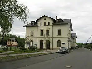 Bahnhof Weischlitz, Empfangsgebäude (2013)