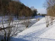Eisgang zwischen Gera-Thieschitz und Bad Köstritz