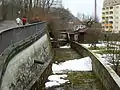 direkter Verlauf entlang der Jägerstraße (links)