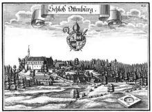 Schloss Ottenburg um 1700