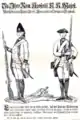 Werbeplakat um 1740