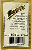 Etikett Rückseite
