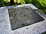 Erinnerungsplatte zur Lenné-Eiche