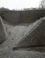 Der Übergang der Tenaille auf die Bastion in der Zitadelle