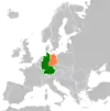 Lage der BRD und der DDR