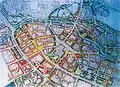 Plan der stadträumlichen Struktur Stadtzentrum Chemnitz (1991)