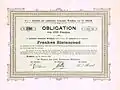 Obligation über 1000 Franken der Gemeinde Wetzikon vom 29. Oktober 1900