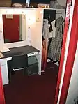 Umkleideraum in einem Theater