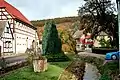 Die Nasse im Zentrum von Wickerode (rechter Bildrand)