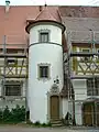 Treppenturm des früheren Gemmingenschen Schlosses