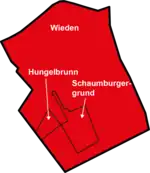 Bezirksteile der Wieden