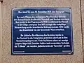 Erinnerung an den zerstörten Schmalzhoftempel