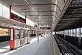 Bahnsteige der Station