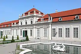 Unteres Schloss Belvedere Gartenseite