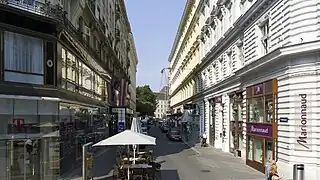 von Kärntner Straße nach Westen
