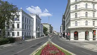 Bei der Gauermanngasse gegen Nordwesten