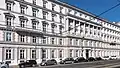 Ehemaliges Hotel Donau, der Haber-Hof im Hintergrund