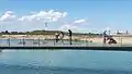 Steg über den See