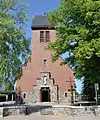 Eingangsseite der Dorfkirche