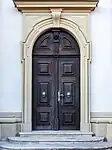 6. Sonderform eines geohrten Rundbogen-Portals (St. Mauritius Wiesenheid)