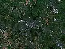 Satellitenbild von Wigan