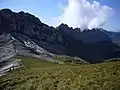 Der Wiggis ganz links mit der Kette in Richtung Schijen