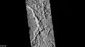 Ostseite des Ejriksson-Kraters, aufgenommen vom Mars Reconnaissance Orbiter