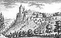 Schloss Wildenstein 1758, Stich von David Herrliberger