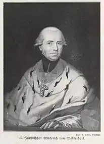 Philipp Franz Wilderich Nepomuk von Walderdorf (1739–1810), Fürstbischof von Speyer