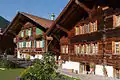 Ortstypische Chalets in Wilderswil, Kanton Bern