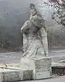 Brunnenskulptur Christophorus mit Jesuskind, bei Fürstenlandbrücke