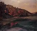 Wilhelm Trübner: Marbachtal im Odenwald (1902)