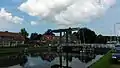 Klappbrücke in Wilhelminadorp bei Goes