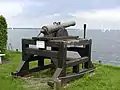 Festungskanone am Inselufer