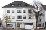 Frontansicht des Gebäudes Wilhelmstraße 17, Ansicht vom Marktplatz aus