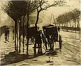 Willem Witsen (1908): Wartende Cabs in London, Museum Boijmans Beuningen Rotterdam.