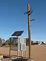 Das erste solarbetriebene öffentliche Telefon in Australien