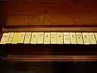 Tastatur der Logik-Maschine von William Stanley Jevons