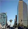 Wilshire Boulevard auf Höhe der Miracle Mile