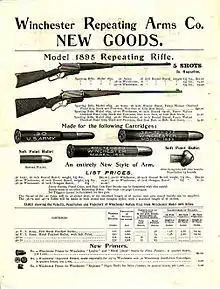 Katalogseite Winchester Model 1895