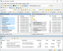 Screenshot von WinSCP 6.1