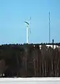 Im Jahre 2011 kam das Windrad. Steht an der Reichsstrasse 3