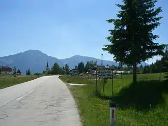 Windische Höhe, Passhöhe
