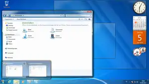 Desktop von Windows 7