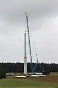 WEA 01 wird aufgebaut (August 2016)