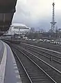 Vorbeifahrender Leerzug mit BR 232