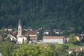 Blick auf Wohlenschwil
