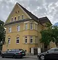 Ortgang mit Dachüberstand und Ortganggesims (Hohenstein-Ernstthal, Lutzerstraße 6)